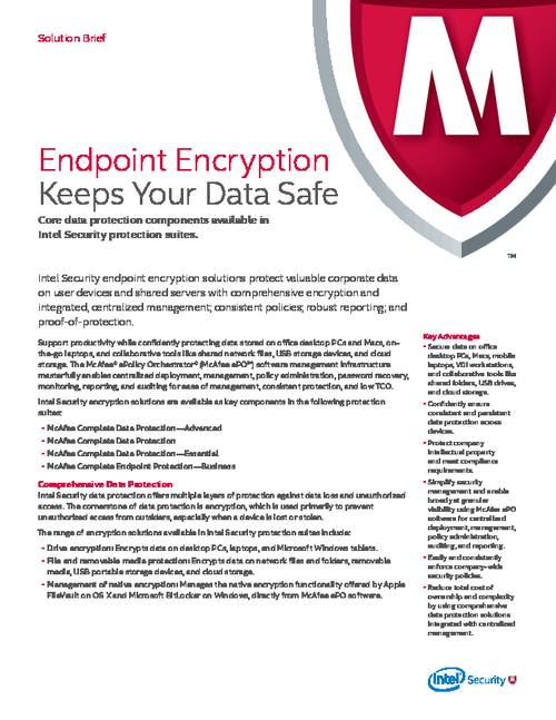 Endpoint Encryption Keeps Your Data Safe