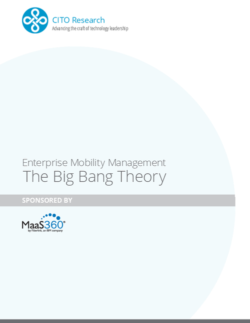 Enterprise Mobility Management - the Big Bang Theory