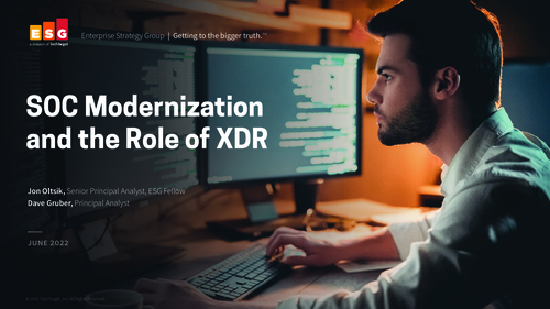 ESG Survey I SOC Modernization and the Role of XDR