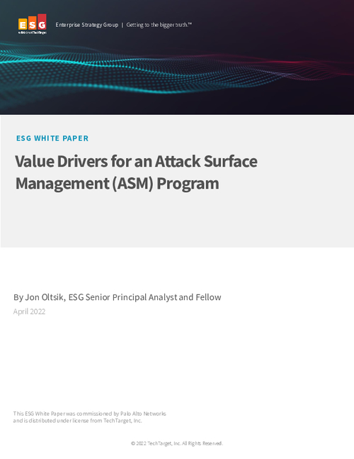ESG: Value Drivers for an Attack Surface Management (ASM) Program