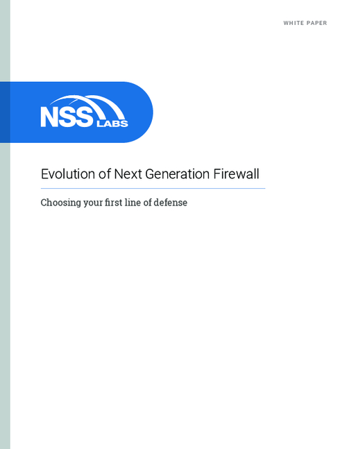 The Evolution of Next Generation Firewall