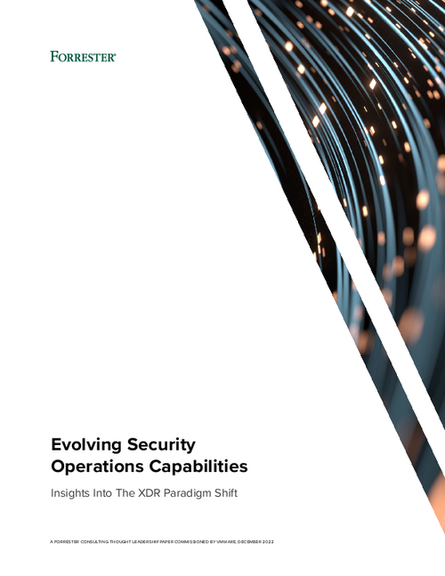 Forrester Study I Evolving Security Operations Capabilities - Insights Into The XDR Paradigm Shift