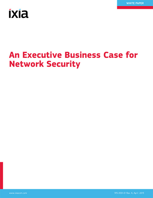 An Executive Business Case for Network Security