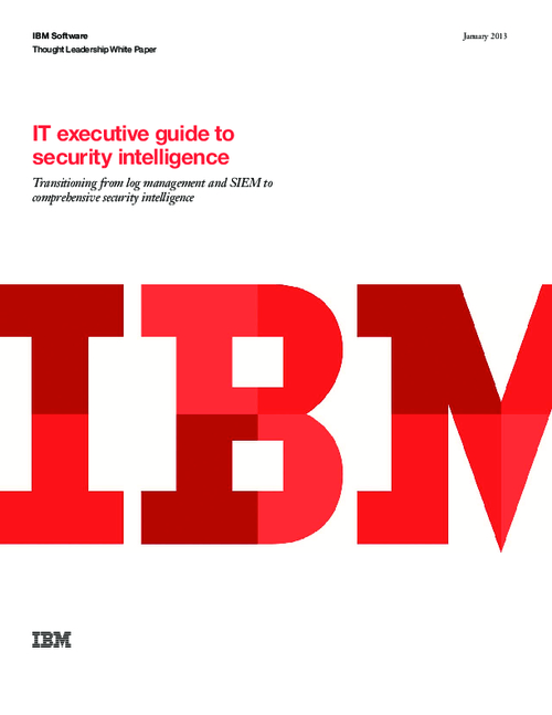 IT Executive Guide to Security Intelligence