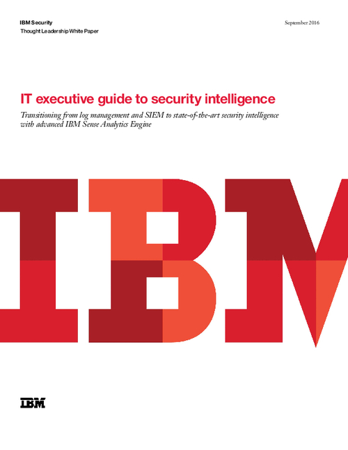 IT executive guide to security intelligence