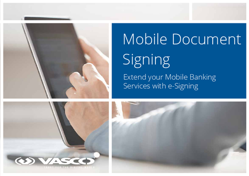 Extend Your Mobile Banking Services with e-Signing