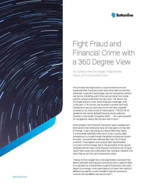 360 Degree View | Fight Fraud & Financial Crime