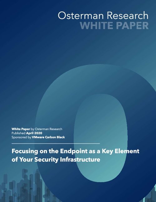 Focusing on the Endpoint as a Key Element of Your Security Infrastructure