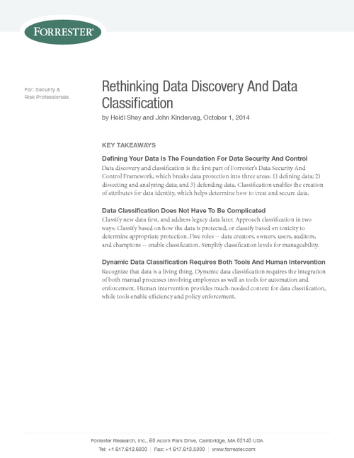 Data Risk Management: Rethinking Data Discovery and Classification