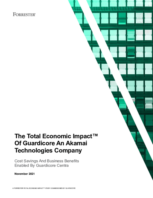 Estudio de Forrester Consulting: The Total Economic Impact™ (El impacto económico total) de Guardicore, una empresa de Akamai Technologies