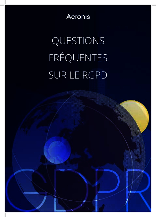 Frequently Asked Questions About GDPR (French Language)