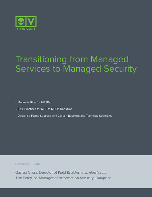 From Managed Services to Managed Security: How to Make the Transition