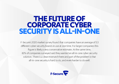 The Future of Corporate Cyber Security is All-in-One