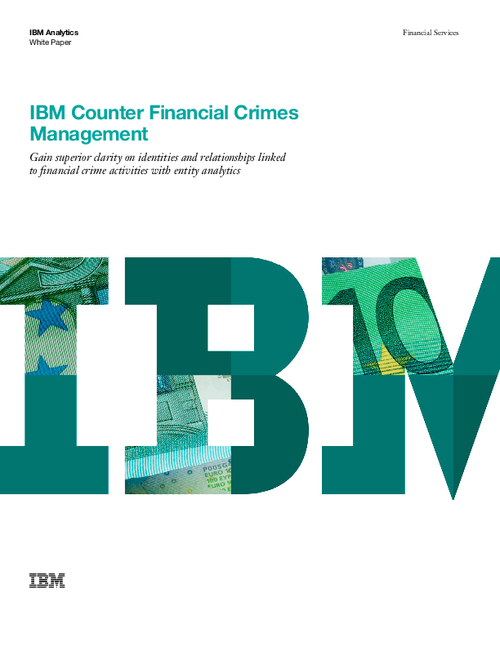 Gaining Clarity On Identities And Relationships Linked To Financial Crime Activities