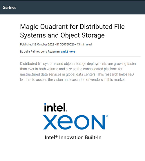 Gartner I Magic Quadrant for Distributed File Systems and Object Storage