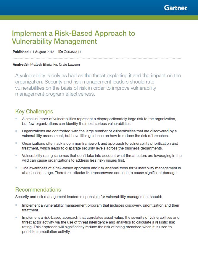 vulnerability assessment report