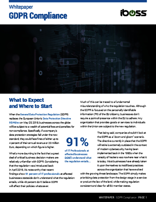 The Role of The Distributed Gateway Platform and GDPR: What You Need To Know