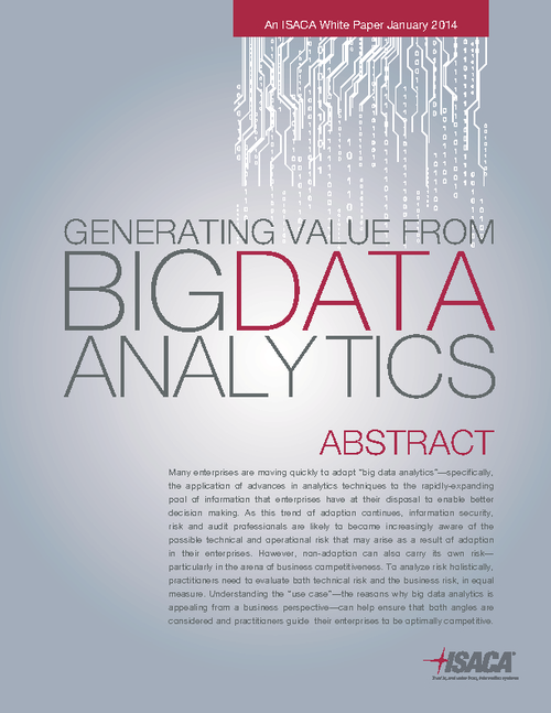 Generating Value From Big Data Analytics