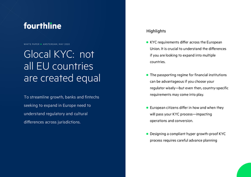 Glocal KYC: not all EU countries are created equal