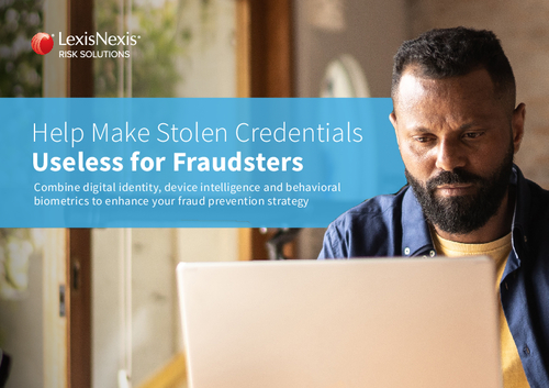 Help Make Stolen Credentials Useless for Fraudsters