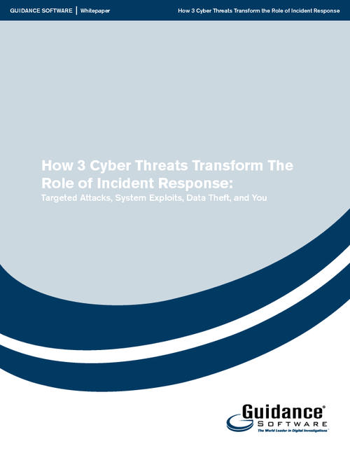 How 3 Cyber Threats Transform the Role of Incident Response