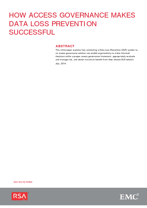 How Access Governance Makes Data Loss Prevention Successful
