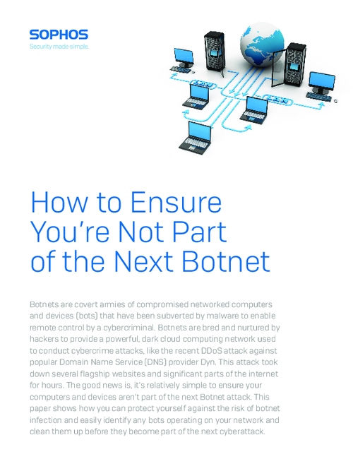 How to Ensure You're Not Part of the Next Botnet