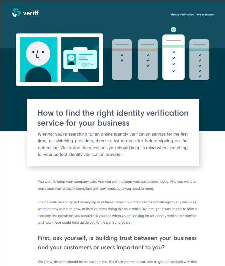 How to Find the Right Identity Verification Service for your Business