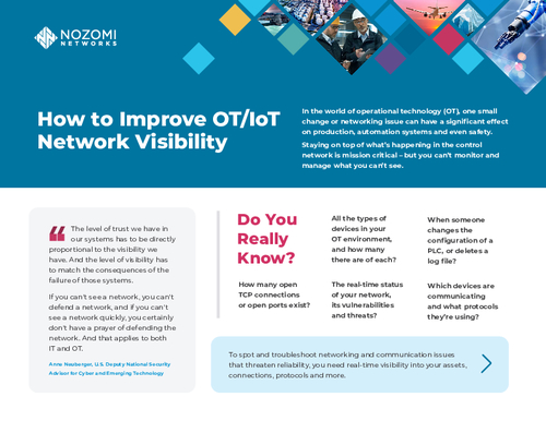 How to Improve OT/IoT Network Visibility