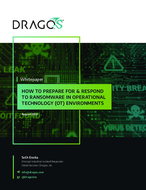 How to Prepare For & Respond to Ransomware In Operational Technology Environments