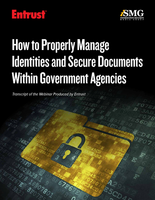 How to Properly Manage Identities and Secure Documents Within Government Agencies