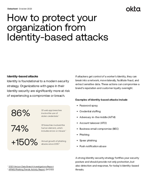 How to Protect Your Organization From Identity-Based Attacks