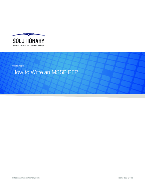 How To Write An MSSP RFP
