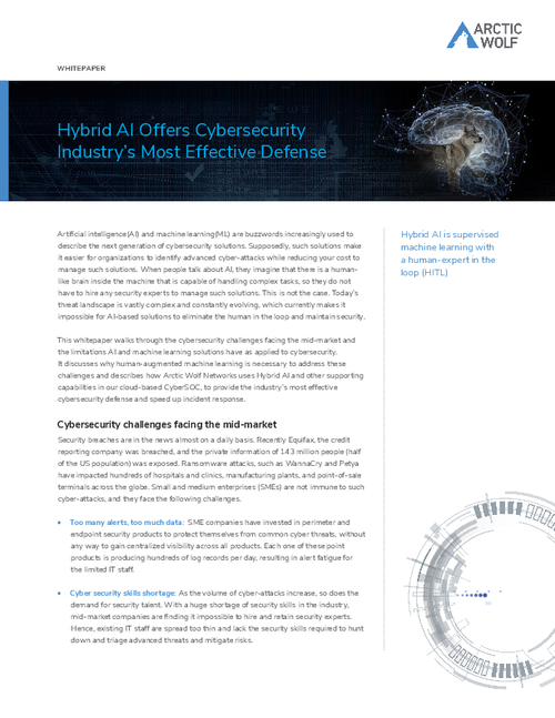 Hybrid AI Offers Cybersecurity Industry's Most Effective Defense