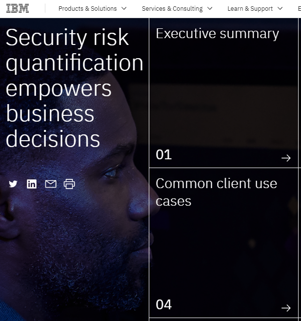 IBM Security Risk Quantification Smart Paper