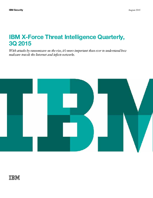 IBM X-Force Threat Intelligence Quarterly - 3Q 2015