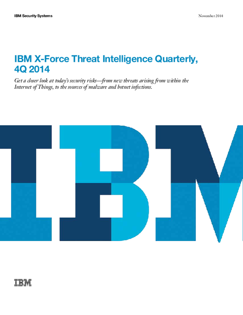 IBM X-Force Threat Intelligence Quarterly 4Q 2014