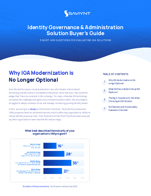 Why IGA Modernization Is No Longer Optional