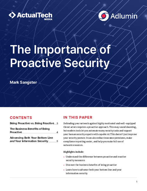 The Importance of Proactive Security