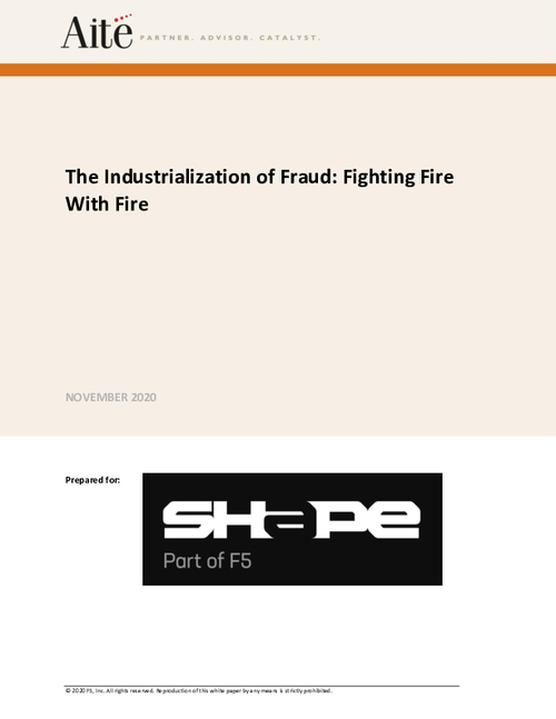 The Industrialization of Fraud: Fighting Fire With Fire