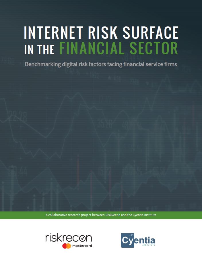 Internet Risk Surface in the Financial Sector