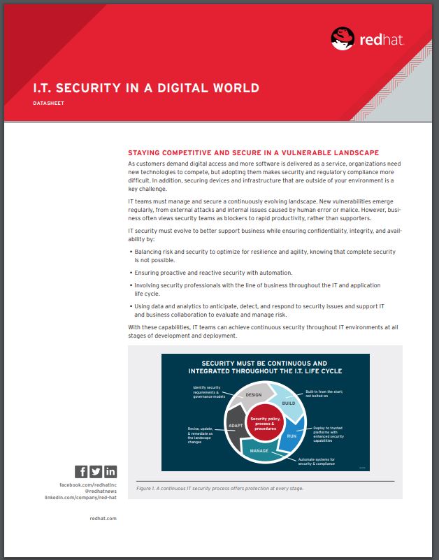 IT Security In a Digital World