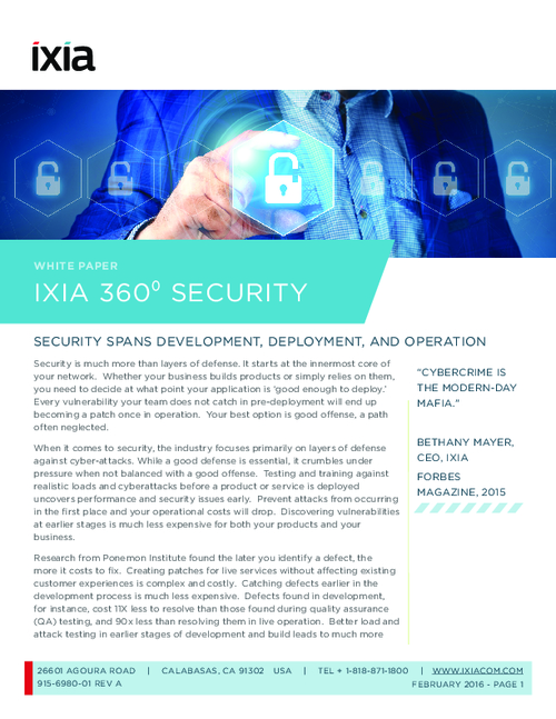 Ixia 360° Security