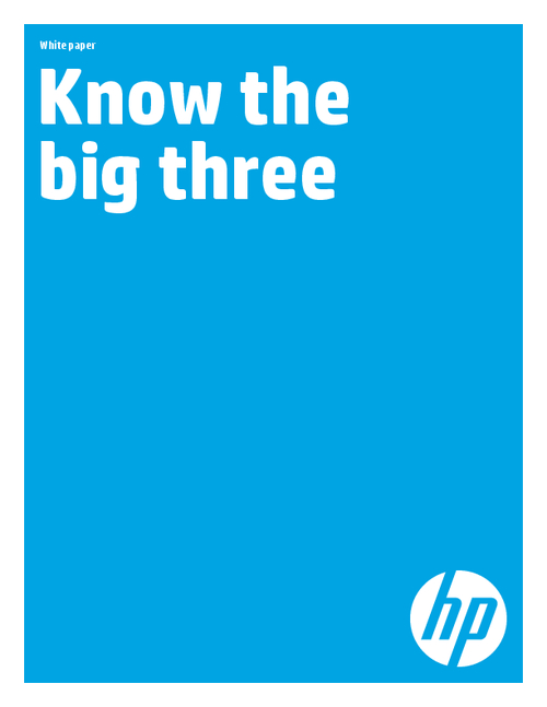 Know the Big Three