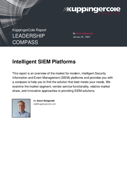 KuppingerCole Intelligent SIEM Platform Report