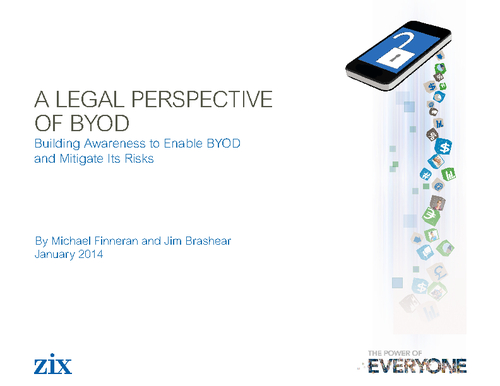 Maximizing the Success and Security of your BYOD Strategy