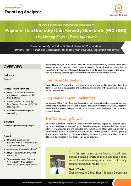 Leverage Continuous Monitoring to Achieve PCI-DSS Compliance