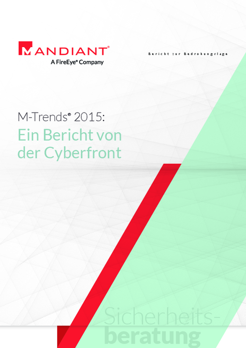 M-Trends 2015: A View From the Front Lines (German Language)