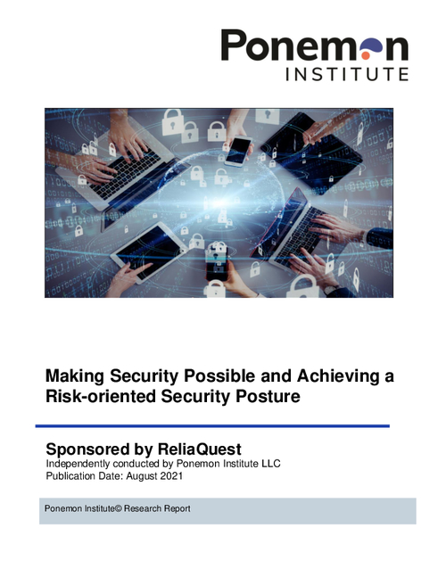 Making Security Possible and Achieving a Risk-Oriented Security Posture