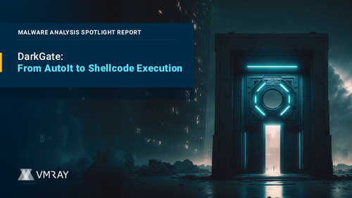Malware Analysis Report: DarkGate – From AutoIt to Shellcode Execution
